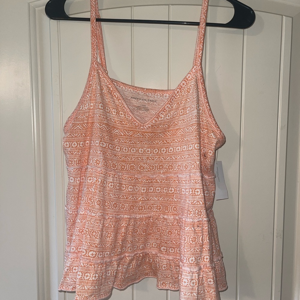 American Eagle Outfitters Peach Geometric Camisole